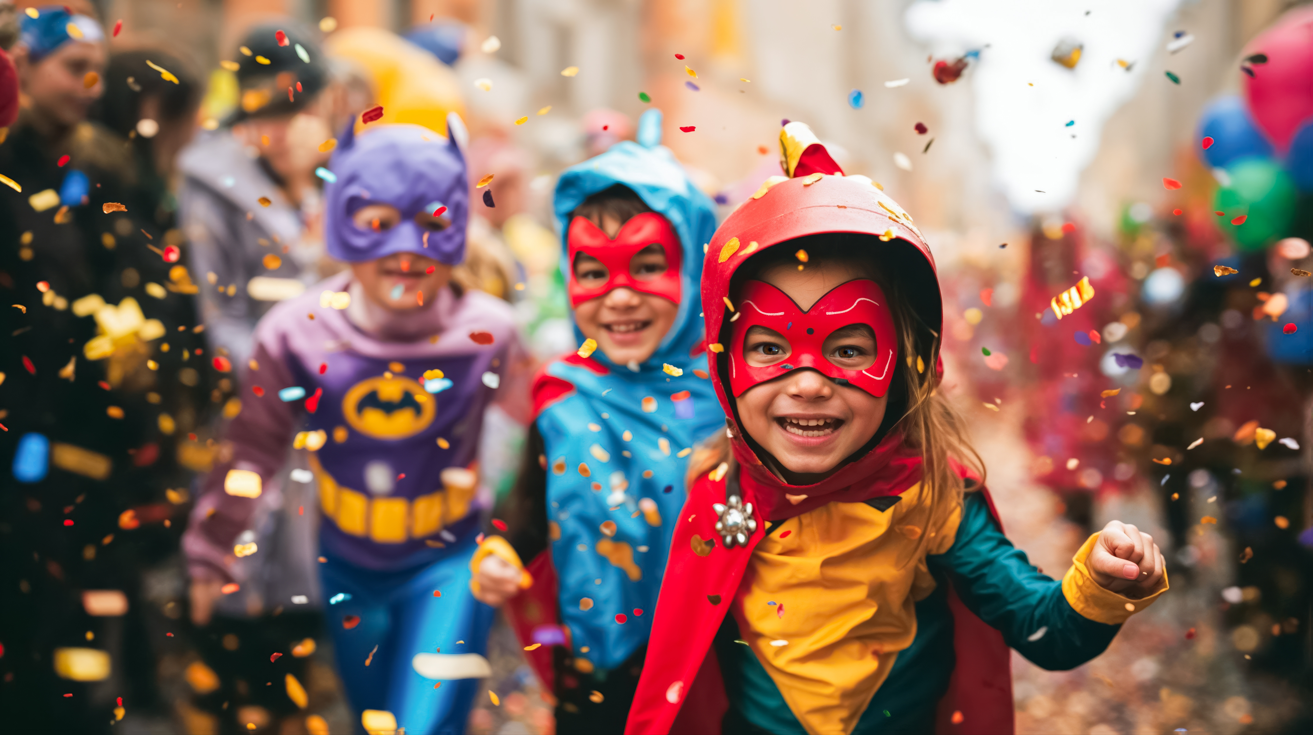 Fastelavn, udklædt børn